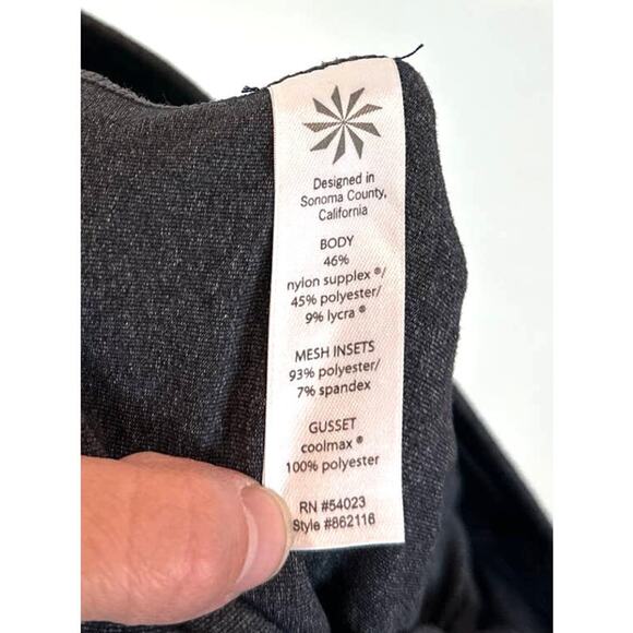 Athleta Womens Contender 2 In 1 Capri Leggings Skort Small Reflective Pickleball - Picture 6 of 6